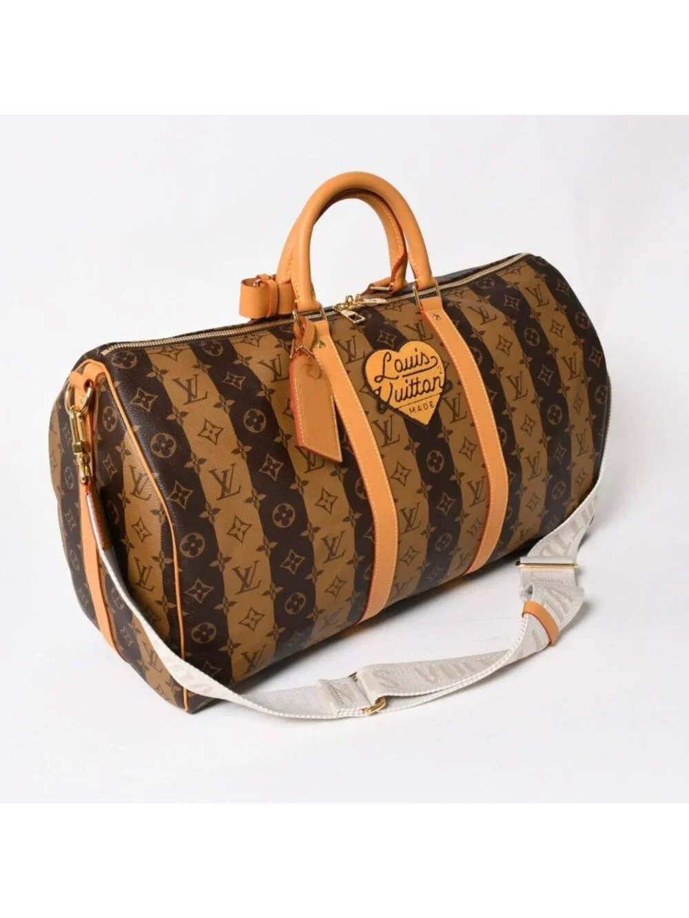 Louis Vuitton NIGO Boston Bag Keepall Bandouliere 50